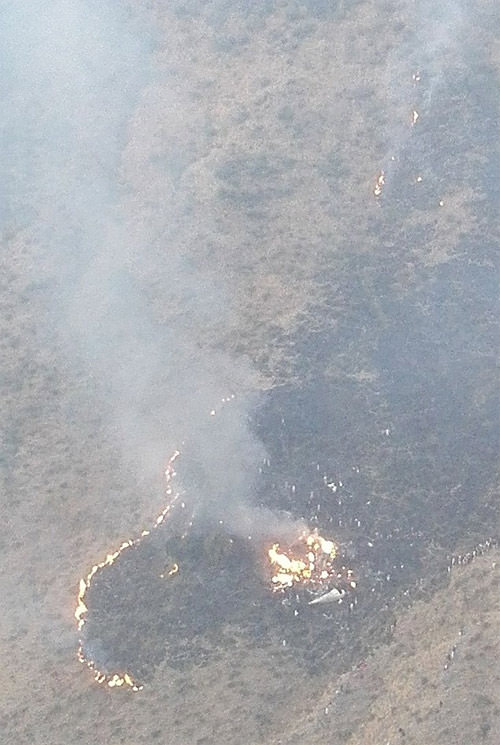Son dakika: Yolcu uçağı dağa çakıldı! İşte ilk fotoğraflar