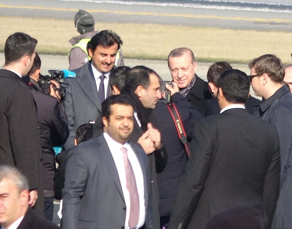 Cumhurbaşkanı Erdoğan, Katar Emiri’ni Trabzon’da karşıladı