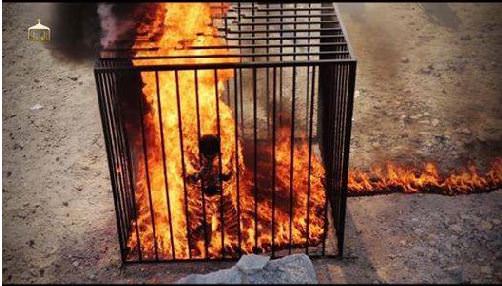 IŞİD’e özenip arkadaşlarını yaktılar