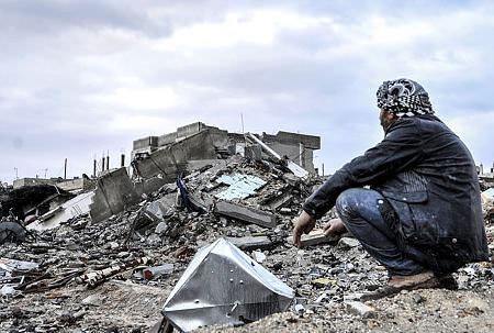 Kobani’de IŞİD çekildi dehşet kaldı!