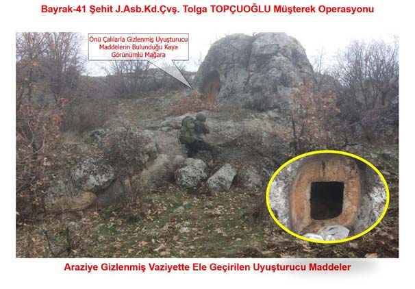 PKK sığınağında ısı güdümlü füze bulundu