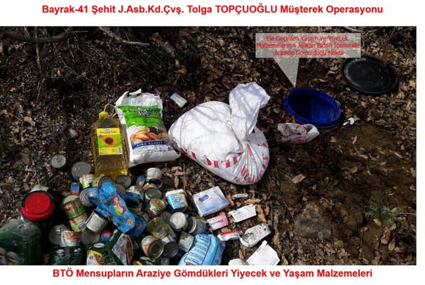 PKK sığınağında ısı güdümlü füze bulundu