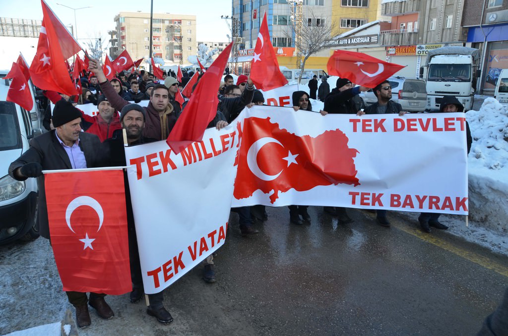 Yüksekova bugün bu sloganla çınladı