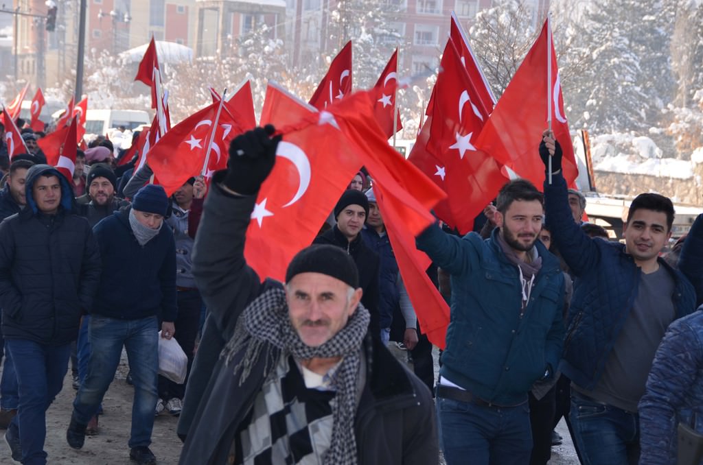 Yüksekova bugün bu sloganla çınladı