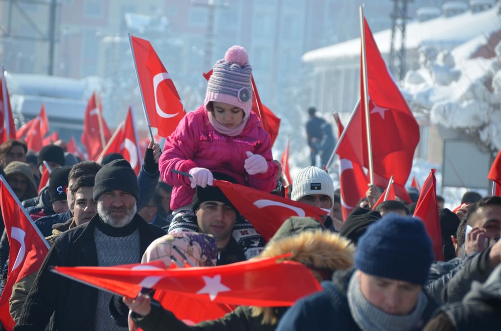 Yüksekova bugün bu sloganla çınladı