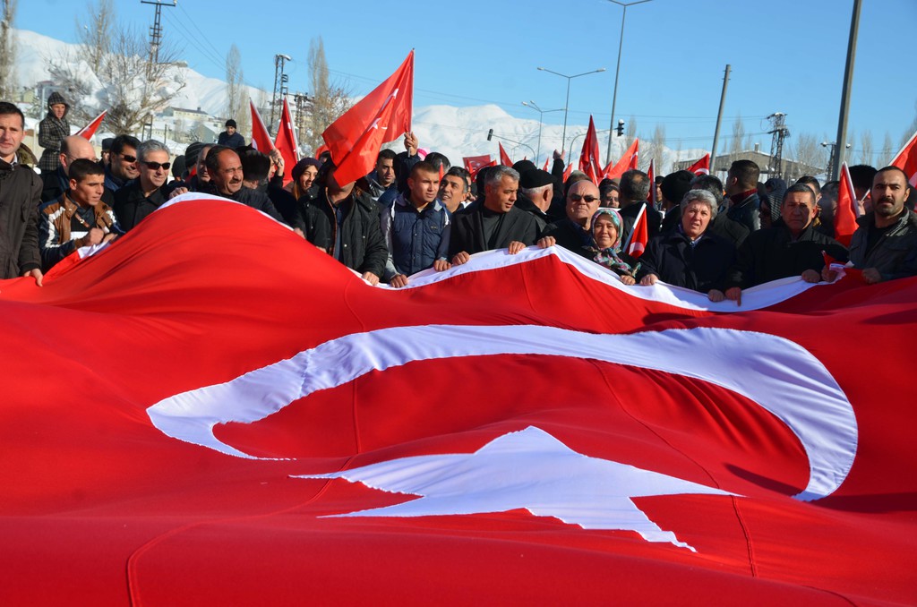 Yüksekova bugün bu sloganla çınladı