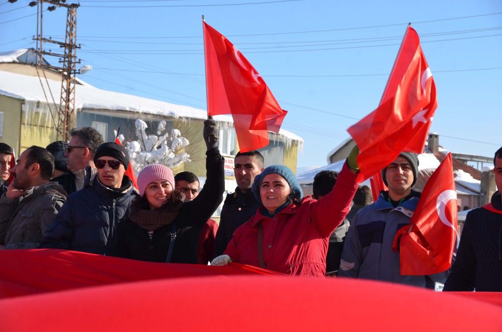 Yüksekova bugün bu sloganla çınladı
