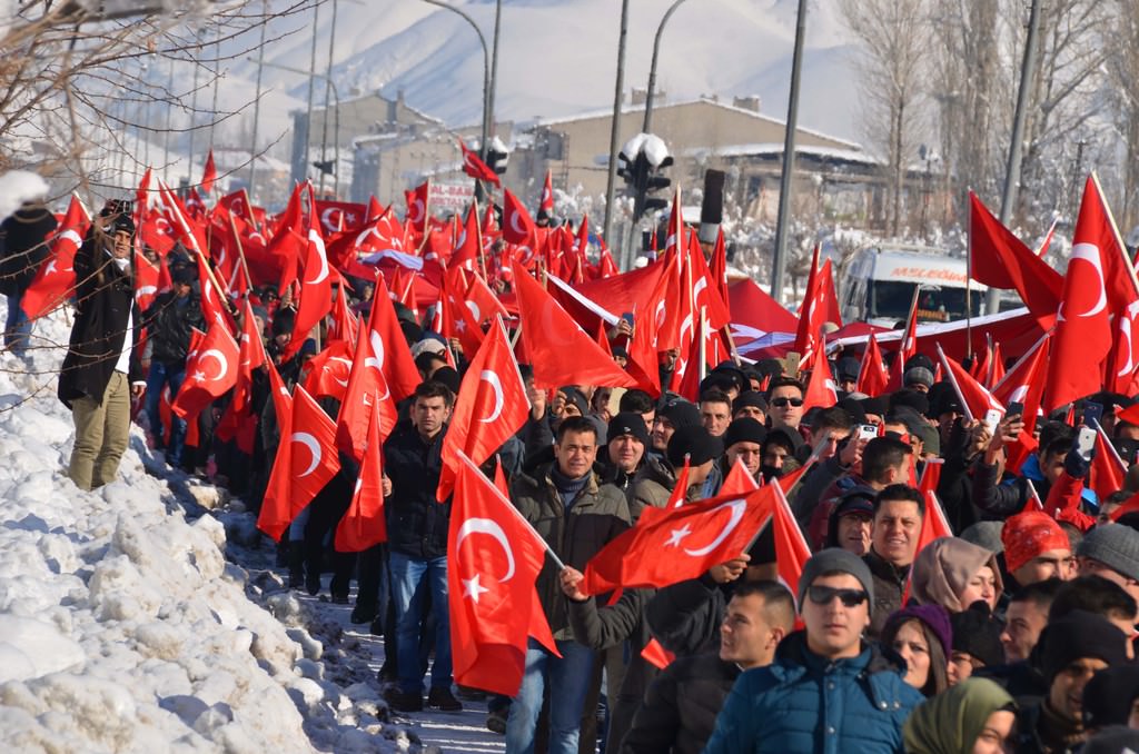 Yüksekova bugün bu sloganla çınladı