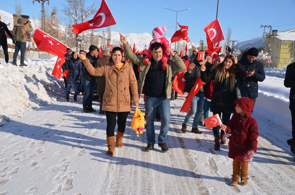 Yüksekova bugün bu sloganla çınladı