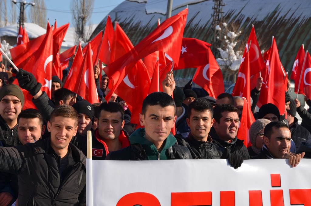 Yüksekova bugün bu sloganla çınladı