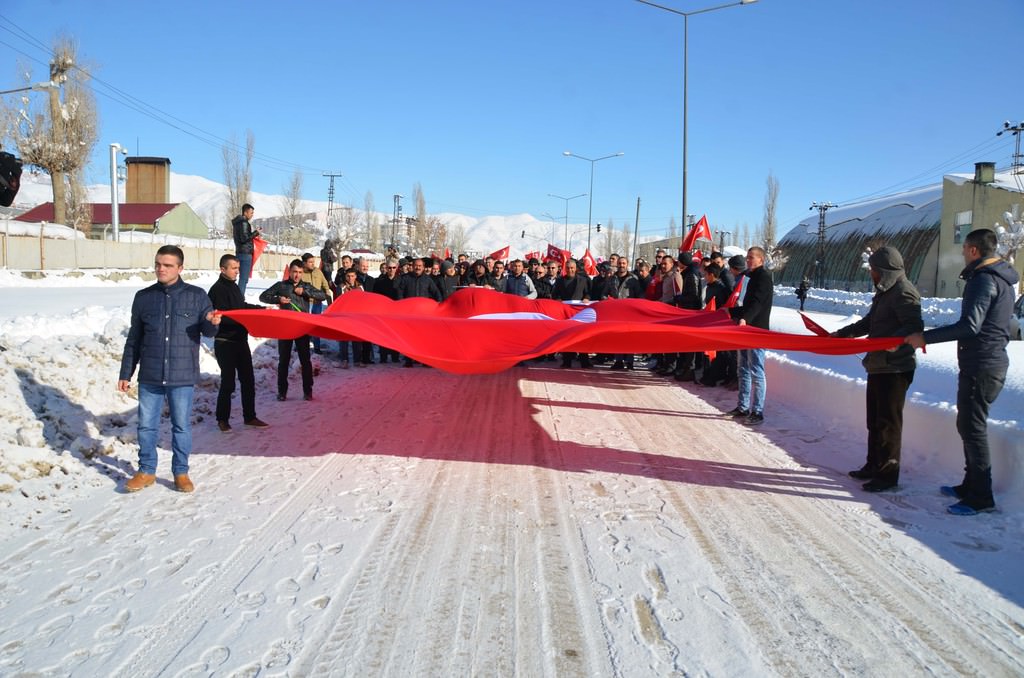 Yüksekova bugün bu sloganla çınladı