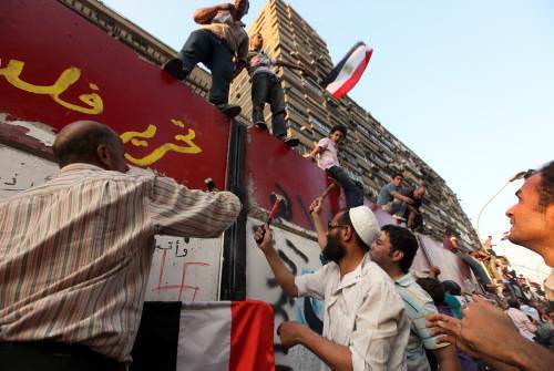 Mısır'da İsrail protestosu