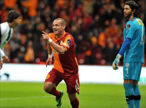 Galatasaray - Bursaspor maçından kareler