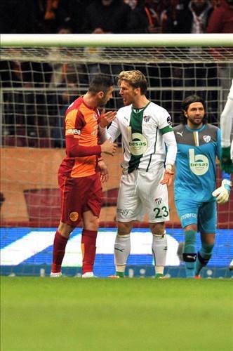 Galatasaray - Bursaspor maçından kareler
