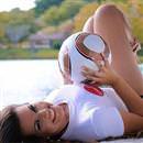 Top toplay�c�yd� model oldu