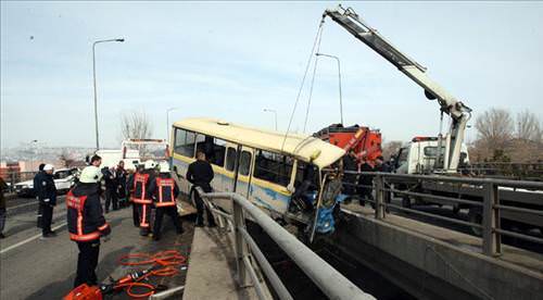Ba�kentte garip kaza