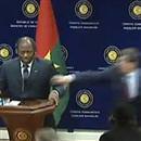 Burkina Faso D��i�leri Bakan� canl� yay�nda bay�ld�
