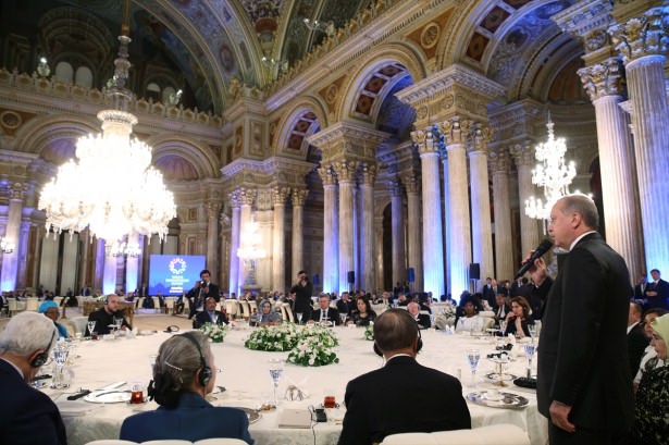 Erdoğan Dünya liderlerini mehterle karşıladı