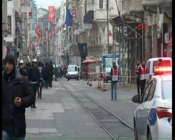 İstiklal Caddesi'nde patlama
