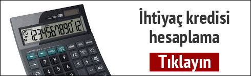 İhtiyaç kredisi hesaplama