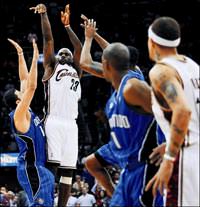 LeBron James'ten Magic'e tarihi ��l�k