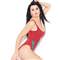 Sevgilisiyle k�pe�i aras�nda kald�