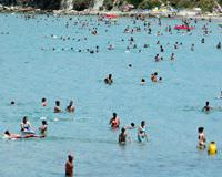 Deniz ve su parklar� doldu