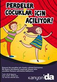 Minik tiyatrocular Kanyon yolcusu