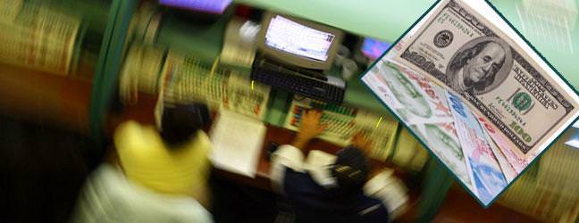 Borsa d����te dolar y�kseliyor