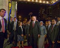 Erdo�an ve Obama'n�n korumalar� birbirine girdi
