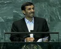 Ahmedinejad bo� salona konu�tu