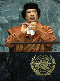 BM Genel Kurulu'nda Kaddafi �ov