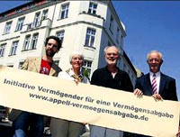 Alman zenginler servet vergisi istedi