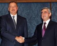 Aliyev ve Sarkisyan 5. kez g�r��t�