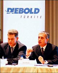 ATM'nin mucidi Diebold ����� g�rd�, �stanbul'da ofis a�t�