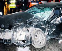Cipe �arpt�ktan sonra kendi otomobilinde s�k��t�