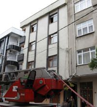 Bayrampa�a'da korkutan yang�n