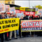 Albay �i�ekin tahliyesine protesto