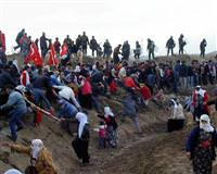 Diyarbak�r'da a�aya ba�kald�r�