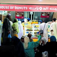 Hac�lar ibadet aras� fast food'u seviyor