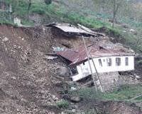 Giresun'da heyelan