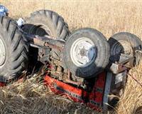 �orum'da trakt�r kazas�: 2 �l�