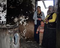 Alevlerin i�ine dald�