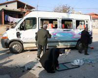 Konya'da ��renci servisleri �arp��t�