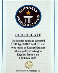 Kayseri sucu�u Guinness'e girdi