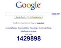 Google'da gizemli geri say�m