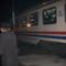 Yolcu treni raydan ��kt�