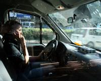 Trafikteki "canavar" cep telefonu
