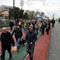 Tramvay yolunda kaza