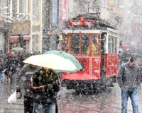 Kar yeniden �stanbul'da-HAR�TALI